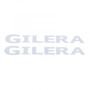Gilera Word Stickerset White 315X30MM