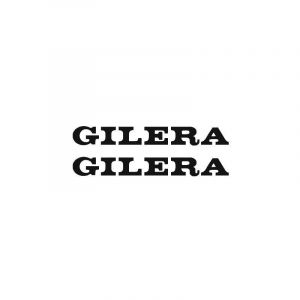 Stickerset Gilera Small Black 81X10MM