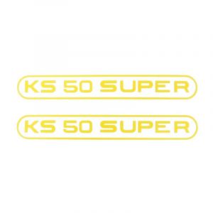 Stickerset Tank Zundapp KS50 Super Yellow