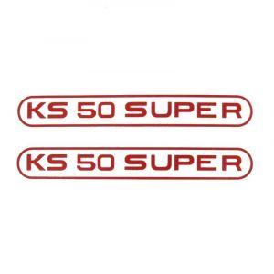 Stickerset Tank Zundapp KS50 Super Red