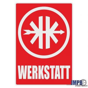 Werkstatt Sticker Kreidler Deutsch