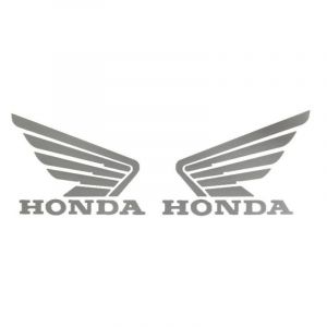 Stickerset Honda Wings Grey 105X85MM