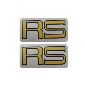 Stickerset Kreidler RS Gold on Silver 25X49MM