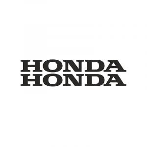 Stickerset Honda Word Black 12CM