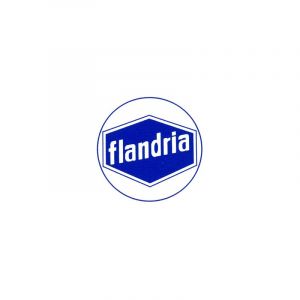 Sticker Flandria Logo Blue/White 41MM