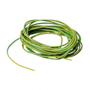 Electric wire 3 Mtr Packed. - 1.0MM² Green/Yellow