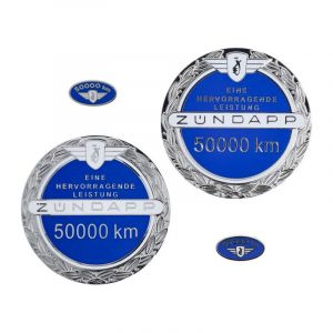 Emblem Set Zundapp 50.000 KM Blue