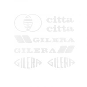 Stickerset Gilera Citta White 7-Pieces