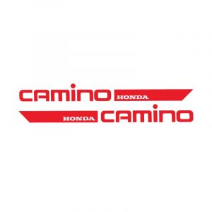 Stickerset Transfer Honda Camino Red
