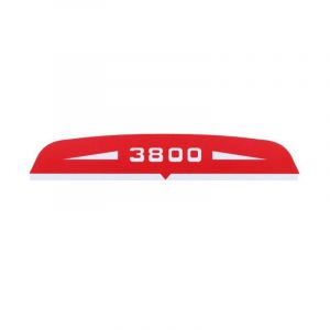 Sticker Solex 3800 Air filter Red/White