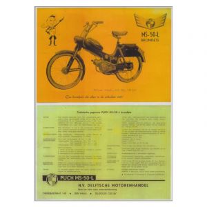 Poster Puch MS-50-L Reprint