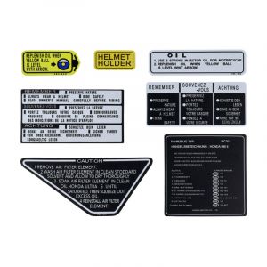 Sticker kit Instructions Honda MB8