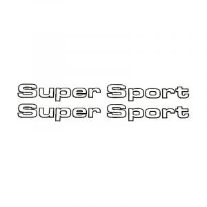 Stickerset Zundapp Super Sport Small 2-pieces