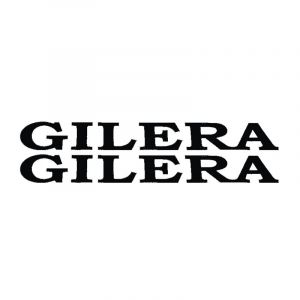 Gilera Word Stickerset Black 320X40MM