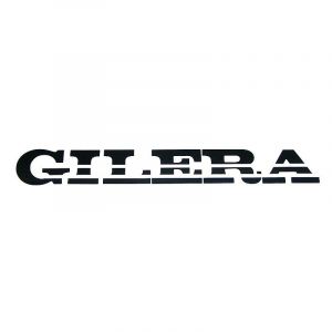 Gilera Sticker `Turbo` Black 235X28MM