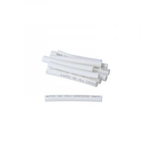 Shrink tubes 3.5 X 40MM 10 Pieces White