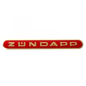 Tank emblem Zundapp Red/Gold