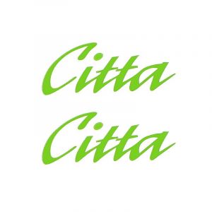 Sticker set Citta Word Green