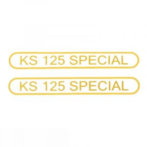 Stickerset Tank Zundapp KS125 Special Yellow