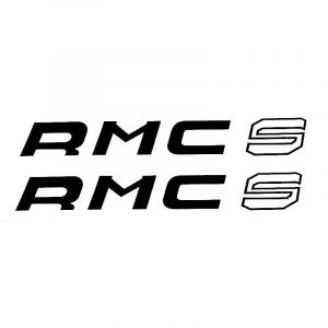 Battery box Stickers RMC-S Black/White 2 pieces