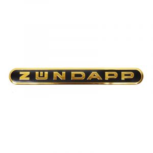 Tank emblem Zundapp Black/Gold