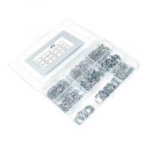Assortiment set Lock washers Din 6798A - 743 Pieces