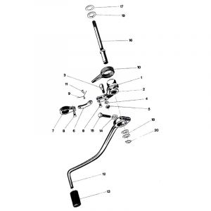Gear mechanism Kreidler 5G Indirect