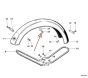 Stud bolt for Rear fender Kreidler