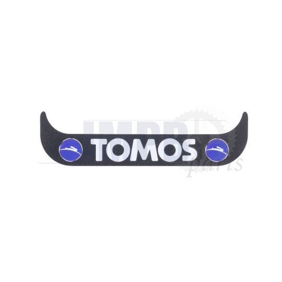 Sticker License Plate Holder Small Tomos Logo Blue