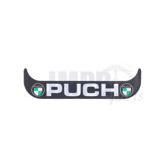 Sticker License Plate Holder Small Puch Logo Black