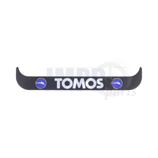 Sticker License Plate Holder Wide Tomos Logo Blue