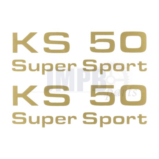 Aufklebersatz Zundapp KS50 Super Sport Gold