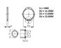 Circlip Kickstartaxle Yamaha FS1 Small