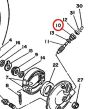 Bushing for speedometer Worm Yamaha FS1/DT