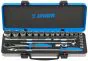 UNIOR BI Socket set 1/2" - 190BI6P24