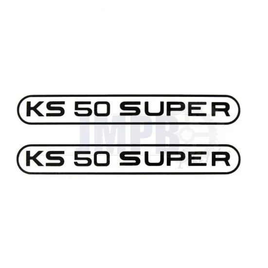Stickerset Tank Zundapp KS50 Super Black