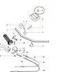 Nail set for Cap upper plate Kreidler