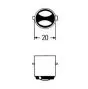 Bulb BA20D 6 Volt 35/35 Watt