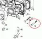 Engine bolt Engine mounting Tomos M8 X 1 X 80