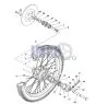 Front wheel Yamaha FS1 DX