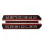 Tank stickers Kreidler Black/Red