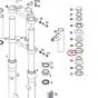 Steering head cup Topside Tomos