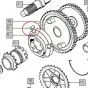 Gear Pin Tomos 5X8