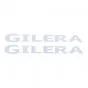 Gilera Word Stickerset White 315X30MM