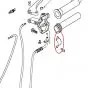 Clamping bracket Throttle handle Tomos A35 From 2007