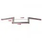 Handlebar Z-Bar Chrome Low