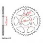 Rear sprocket 47 Teeth Honda MT/MB/MTX-SH