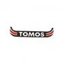 Sticker License plate holder Small Tomos Black/red