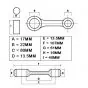 Connecting rod Honda MT/MB Top Racing