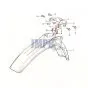 Nut Front Fender Honda MT50